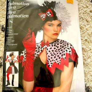 Worn once Cruella Halloween costume
